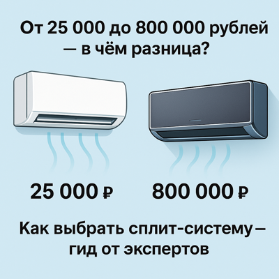 Как выбрать сплит-систему: от 25 000 до 800 000 рублей — в чём разница?