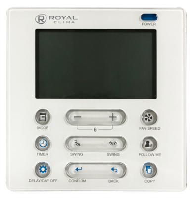 Royal Clima Проводной пульт управления RCW-101 для полупромышленного оборудования серии ESPERTO