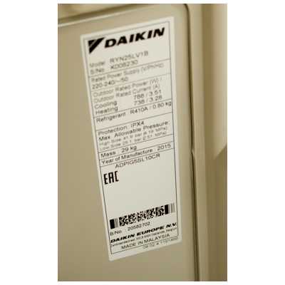 Daikin FTYN20L / RYN20L дополнительная фотография
